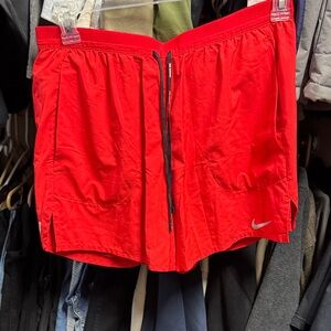 Nike Men's Bright Red Athletic Shorts